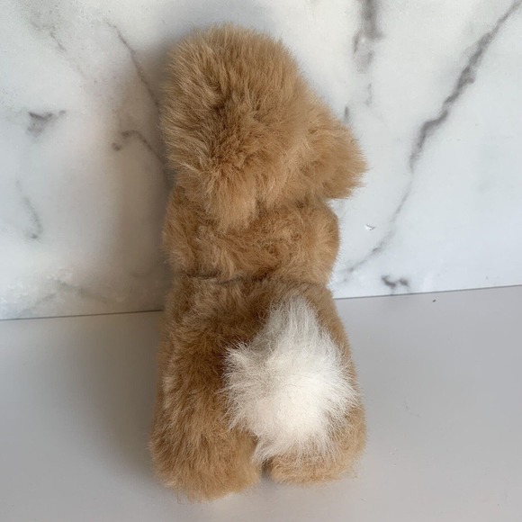 Vintage Gund Rabbit Plush Bunny Rattle 1982 Light Brown 6 Inches Stuffed Animal - Picture 4 of 7